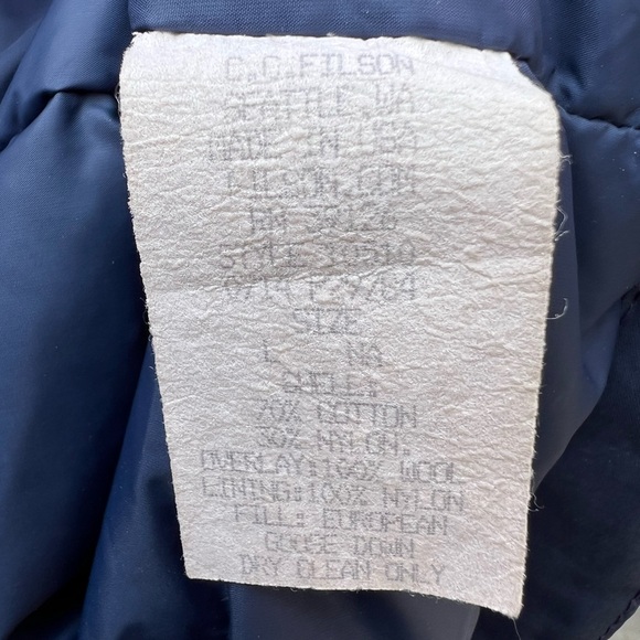 Filson Down Jacket - Large - Blue/Navy - Picture 4 of 14